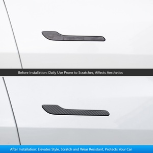 Autocollant de poignée de porte ABS d'approvisionnement d'usine fissure et accessoires de voiture résistants à l'usure <span class=keywords><strong>pour</strong></span> Tesla modèle 3/Y couverture de roue de qualité - Product Image 2