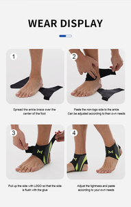 Nén mắt cá chân hỗ trợ mắt cá chân đàn hồi Brace thể thao kết thúc tốt đẹp Băng bảo vệ toàn diện tránh chấn thương trong thể thao - Product Image 4