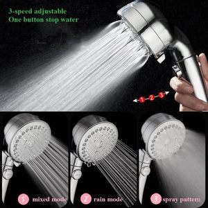 High-Pressure Handheld Nano Bubble Shower Head On-Off Switch Micro Fine Bubble Generator for Bathroom <b>Diverter</b> Included - Product Image 3
