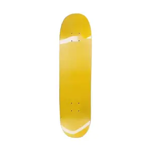 Skateboard fabbricazione 7ply colored skateboard deck blank acero skateboard deck con vernice completamente rivestita opaca