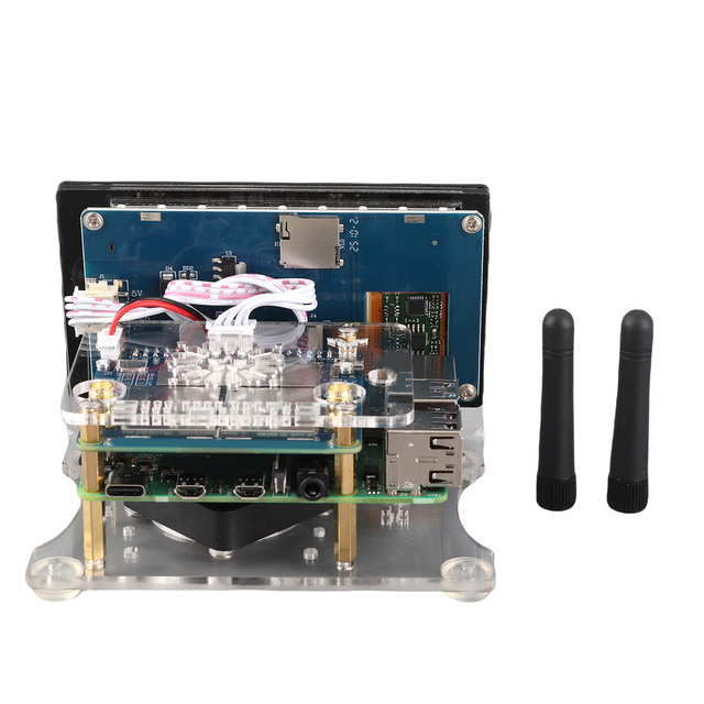 MMDVM Hotspot Board Digital Voice Modem with 3.5 Inch Screen WLAN Ethernet Port Support Single Duplex Interconnection