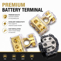Bornes de batterie pour modification audio automobile transfrontalière, pinces de batterie, connecteurs de batterie pour amplificateurs, voitures, camions, bateaux