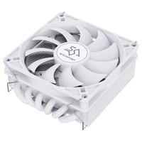 Ventilateur de refroidissement CPU SNOWMAN 6 Heat Pipe pour PC, dissipateur thermique avec ventilateur PWM 4 broches sans LED, mini radiateur à profil bas