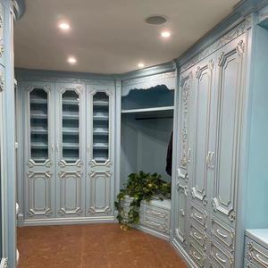 法式全定制全实木衣柜，欧式奶油色风格，镀金，适合别墅整间卧室。 - Product Image 3