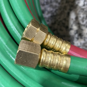 Высококачественный 300psi EPDM Резиновый двойной сварочный шланг 1/4 "X50FT с 9/16" BB фитинги для североамериканского рынка - Product Image 5