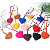 Porte-clés Cœur en Cuir PU Tendance, Chien Teckel, pour Voiture, Sac, Pendentif pour Femme, Décorations Mignonnes pour Sacs, Accessoires