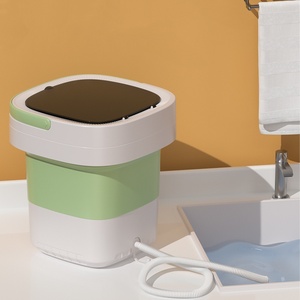 Lavadora Portátil Plegable Semiautomática de Plástico Impermeable al por Mayor, <span class=keywords><strong>Mini</strong></span> Lavadora de Gran Capacidad para Calcetines, Ropa Interior y Coche - Product Image 3