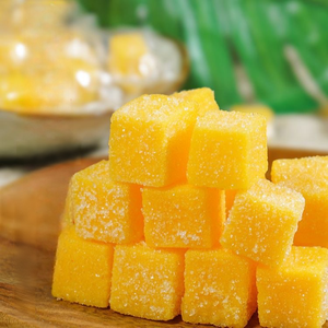 Bonbons gélifiés tendance <span class=keywords><strong>en</strong></span> forme de cube de mangue, saveur mangue dorée, avec jus de fruits naturels, bonbons mous <span class=keywords><strong>en</strong></span> forme de cube, vente <span class=keywords><strong>en</strong></span> gros - Product Image 5