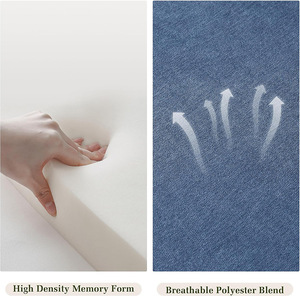 Custom Designed Compressed Roll Wrapped Tofu Block <b>Sofa</b> <b>Bed</b> Square <b>Convertible</b> Foam Filling Corduroy Fabric Modern Minimalist - Product Image 3