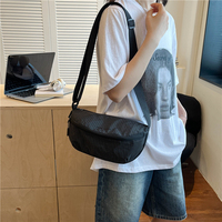 Sac de poitrine de haute qualité unisexe, sac à bandoulière portable en nylon durable, léger, décontracté, pour le cyclisme et les sports
