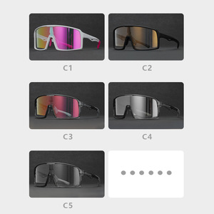 Lunettes de vélo photochromiques, monture TR90, coupe-vent, lunettes de sport multifonctions - Product Image 1
