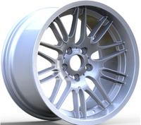 Meilleures ventes - Jantes de 18 pouces de style 65 en alliage coulé argenté pour voitures particulières 5x120 pour BMW M3 M5 E36 E39 E46 E60 E90 F10