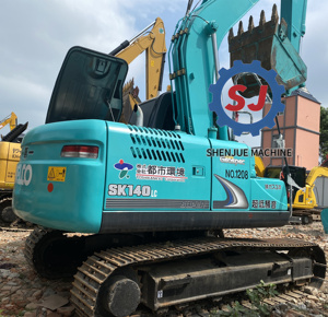 Excavatrice hydraulique sur chenilles d'occasion KOBELCO SK140LC, 14 tonnes, faible bruit, système INDr, d'origine japonaise - Product Image 1