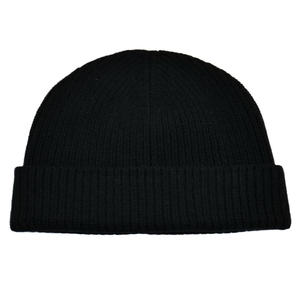 Bonnets en <span class=keywords><strong>laine</strong></span> mérinos de qualité supérieure, bonnets en tricot épais pour l'hiver, bonnets à revers chauds avec broderie, logo personnalisé pour hommes et femmes - Product Image 3