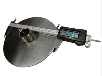 Disques à viande pour rôtissoire en acier inoxydable de qualité supérieure, plaque à gyros ronde de 160 mm, embouts de broche de barbecue, accessoires de barbecue