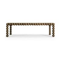 Table d'appoint carrée moderne Idao, style campagnard simple, marron, pour coin café, design classique nordique pour salon, table de chevet en bois