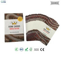 Boîte de rangement personnalisée pour jeux de cartes, impression couleur, cartes à jouer, finition mate, vente en gros, usine OEM, jeux de cartes personnalisés