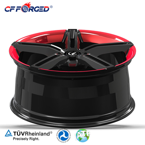 Rines de Aleación de Aluminio Forjado CF de 16-24 Pulgadas 5X114.3 en Negro Hiperbrillante, Nuevos para <span class=keywords><strong>Panamera</strong></span> Cayenne - Product Image 3