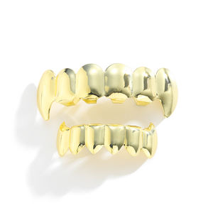 G006男士嘻哈饰品时尚黄铜齿烤架 - Product Image 3