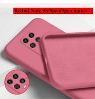 Casing Silikon Cair Original untuk Xiaomi Redmi Note 9s 8 6 7 9 Pro 6A 7A 8A 10 Tahan Banting Pelindung Belakang Lembut Note 9 s 8 T 9A Capa