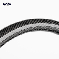 Volant en fibre de carbone et daim noir pour Mercedes-Benz Classe C, Classe E, Classe S, GLC, GLE, GLS, W205, W213, W222, Plug & Play