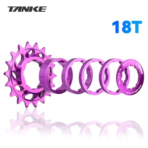 TANKE 18T <span class=keywords><strong>Roue</strong></span> <span class=keywords><strong>libre</strong></span> à vitesse unique <span class=keywords><strong>en</strong></span> aluminium, disponible <span class=keywords><strong>en</strong></span> 4 couleurs, accessoires de vélo - Product Image 1