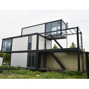 De Lujo prefabricada pequeña 20 40 pies totalmente amueblado de envío que utiliza casa verde contenedor modular casa - Product Image 5