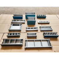 Moldes para Pruebas de Mortero y Concreto, Cubo Triple de 707 mm, Acero Fundido, Prueba de Resistencia del Cemento, ASTM C109 EN 196 ISO 679