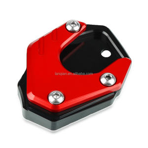 Accessoires de moto Agrandisseur de béquille latérale pour <span class=keywords><strong>Honda</strong></span> XRV 750 XRV750 <span class=keywords><strong>Africa</strong></span> Twin SLR650 NX650 SL NX <span class=keywords><strong>650</strong></span> Dominator Extension Foot - Product Image 1