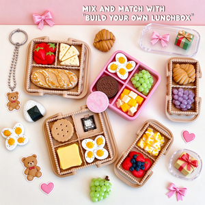 ของเล่นจำลองอาหารพิมพ์ 3 มิติ FUSEJOY  จี้กระเป๋าเบนโตะ พวงกุญแจอาหารจิ๋ว ของตกแต่งคลิกเกอร์คลายเครียด - Product Image 1