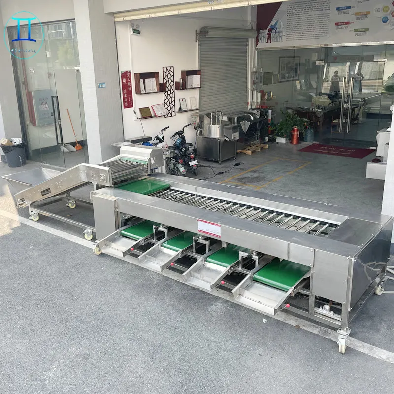 Round fruit and vegetable sorting machine potatoes onions tomatoes orange size sorting Roller grading machine