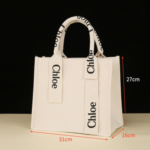 Bolsa de Compras de Lona de Algodón a Rayas, Impermeable, con Logotipo Personalizado Premium, para Exteriores, Hecha en China - Product Image 5