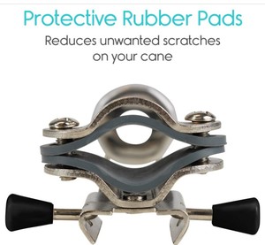 Punta per bastone da neve in metallo resistente, accessorio antiscivolo per bastoni, ricambio per stampelle - Product Image 4