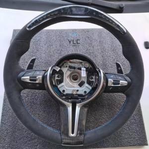 Volante YLC para <span class=keywords><strong>BMW</strong></span> Personalizable con Cuero Perforado, Compatible con las Series 2, 3, 4, 5 y 6, F30, F20, F10, F22 - Product Image 5