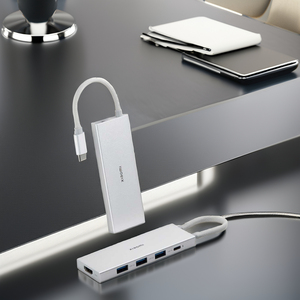 Xiaomi <strong>5</strong>-in-1 USB 3.0 4K HD Docking Station 4K HDMI <strong>Type</strong> C RJ45 Multiple <strong>Interfaces</strong> Converter for <strong>Computer</strong> Line Splitter Adapter - Product Image 2