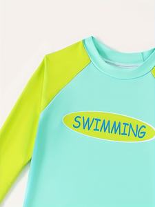 Maillot <span class=keywords><strong>de</strong></span> <span class=keywords><strong>bain</strong></span> deux pièces pour enfants avec <span class=keywords><strong>bonnet</strong></span> <span class=keywords><strong>de</strong></span> <span class=keywords><strong>bain</strong></span>, pantalon à manches longues, protection solaire pour la plage, ensemble <span class=keywords><strong>de</strong></span> quatre pièces pour la natation - Product Image 3
