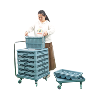 JOIN Compartiments Plateau en plastique pour le séchage de la vaisselle Restaurant Support pour lave-vaisselle Support de rangement et support pour assiettes et plats