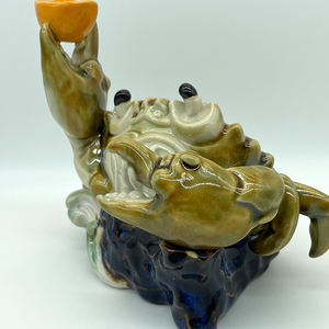 크리 에이 티브 아트 데코 게 중국 수공예 세라믹 작은 장식품 거실 데스크탑 장식 - Product Image 5