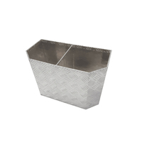 Aluminium plat noir Camping 4x4 Ute Truck Acétylène Oxy Gas Bottle Holder avec diviseur 450X230X380mm Personnalisable OEM Case