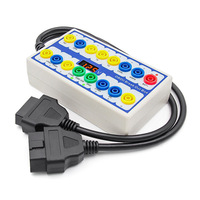 Detector de Protocolo OBDII Transfronterizo, Caja de Conexión OBD para Automóvil OLIVER, Compatible con 12V
