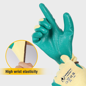 XINGYU 10gauge rivestimento in lattice lavorato a maglia guanti da lavoro antirughe rivestiti in lattice guanti da lavoro - Product Image 5