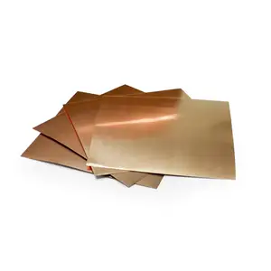 Copper Sheet Brass Sheet 1mm (100*100mm) 99% Pure Copper Plate Copper Sheeting for Crafts Art Project Electrical Equipment