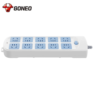 Chất lượng cao Surge Protector Outlet 10 <span class=keywords><strong>AC</strong></span> Ổ Cắm Điện mở rộng dải tùy chỉnh mở rộng Dây phẳng cắm ổ cắm không thấm nước - Product Image 5