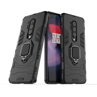Étui de protection 2 en 1 antichoc en PC rigide et silicone souple pour Oneplus 8 Pro avec béquille intégrée et protection intégrale