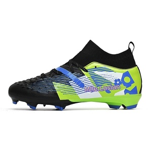 <span class=keywords><strong>Botas</strong></span> de fútbol de nuevo diseño para hombre, <span class=keywords><strong>botas</strong></span> de fútbol de fabricante chino para mujer, zapatillas de fútbol de corte medio - Product Image 4