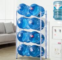 3 5-stufige, freistehende, nicht zusammenklappbare Metall-Wasserflaschenhalter für 5-Gallonen-Flaschen, abnehmbarer Flaschenhalter, multifunktionaler Organizer zur Aufbewahrung