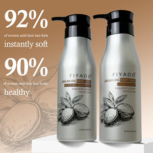 Fiyaoo Professional Shampooing à l'huile d'argan bio pur luxueusement doux <span class=keywords><strong>et</strong></span> hydratant pour lisser les cheveux secs Échantillon gratuit - Product Image 2