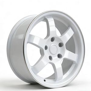 Rines <span class=keywords><strong>de</strong></span> Aleación <span class=keywords><strong>de</strong></span> Aluminio para Autos, 4x100 5x114.3 ET40, 6 Pulgadas, 14-15 Pulgadas, con Pernos <span class=keywords><strong>de</strong></span> Radios - Product Image 1