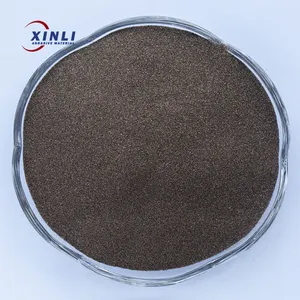 BFA alúmina fundida marrón para la industria de fundición de hierro corindón marrón para tela de esmeril 95% Al2O3 #80 #120 BFA alúmina fundida marrón