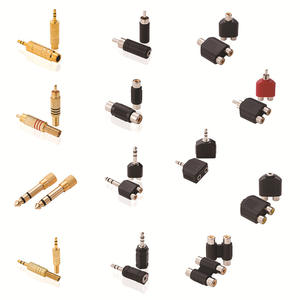 <span class=keywords><strong>Adaptador</strong></span> macho de 6,35mm <span class=keywords><strong>a</strong></span> <span class=keywords><strong>hembra</strong></span> de 3,5mm Conector recto <span class=keywords><strong>RCA</strong></span> Dual <span class=keywords><strong>RCA</strong></span> 2,5mm Macho <span class=keywords><strong>a</strong></span> <span class=keywords><strong>hembra</strong></span> de 3,5mm <span class=keywords><strong>Adaptador</strong></span> de audio y video - Product Image 1